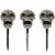 Northlight Set of 3 Skull Stakes Outdoor Yard Halloween Decorations Perspective: front