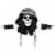 Northlight 10 Spooky Skeleton 3-D Halloween Window Decoration Perspective: front