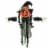 Northlight Creepy Jack-O-Lantern 3-D Halloween Window Decoration Perspective: front