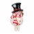 Northlight 6 Festive Snowman in Black Top Hat Christmas Night Light Perspective: front