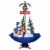 Northlight 5.5ft Lighted Musical Snowing Let it Snow Snowmen in Umbrella Base Christmas Perspective: front