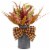 Northlight 18 Autumn Harvest Tabletop Canister Decoration with Artificial Fall Foliage Perspective: front