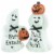 Northlight Set of 2  Happy Halloween  and  Trick or Treat  Ghost Decorations 7.75 Perspective: front