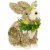 Northlight Easter Bunny with Butterfly Straw Figurine - 8 Perspective: front