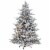 Northlight Real Touch™ Pre-Lit Flocked Grand Teton Pine Artificial Christmas Tree - 7.5' Warm Perspective: front