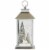 Northlight LED Lighted Polar Bear and Flocked Trees Christmas Lantern - 11 Perspective: front