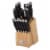 Classic Cuisine 82-250W907 Professional Quality Stainless Knife Set - 15 Piece Perspective: front