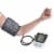 Digital Arm Blood Pressure Monitor Pulse with Cuff Battery Operated with Memory Perspective: front