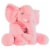 Happy Trails 80-SUM-170335 Elephant Stuffed Animal Plush Toy, Pink Perspective: front
