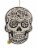 Dar Kei International Co Ltd. Day of the Dead Light Up Wall Hanging Skull Perspective: front