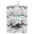 Cutie Pie Zebra Plush Baby Blanket & Buddy Set - Mint Perspective: front