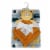 Cutie Pie Tiger Plush Baby Blanket Set Perspective: front