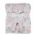 Cutie Pie Plush Baby Blanket & Buddy Bear Set - Pink Perspective: front