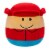 Jazwares Squish Peanuts Charlie Brown Winter Wear Plush Perspective: front