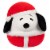 Jazwares Squish Peanuts Snoopy Santa Outfit Perspective: front
