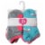 Capelli Sport Youth Girls Unicorn No Show Socks Perspective: front