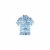 Caribbean Joe Short Sleeve Button Down Polyester Spandex Shirt Perspective: front