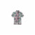 Caribbean Joe Short Sleeve Button Down Viscose Shirt Perspective: front
