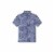 Caribbean Joe Men's Short Sleeve Poly Spandex Button Down Shirt - Watercolor Diamonds Perspective: front