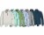 Caribbean Joe Men's 1/4 Zipper Pull-On Knit Top - Light Blue Perspective: front