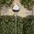 Outdoor Torch Lamp 45 Inch Patio/Backyard Stainless Steel Fuel Canister Flame Light for Perspective: front