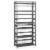 Flip Flop 67  High Folding Bookcase- Grey Perspective: front