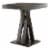 Contemporary Style Wooden Bar Table-Brown Perspective: front