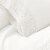 Udine 3 Piece Twin Size Sheet Set with Crochet Lace The Urban Port, White- Saltoro Sherpi Perspective: front