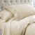 Udine 4 Piece Full Size Microfiber Sheet Set with Crochet Lace The Urban Port, Cream Perspective: front