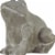 Benjara BM209427 6 H x 5.25 x 6.25 in. Cemented Sitting Frog Figurine with Closed Legs & Wash Perspective: front