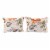 36 x 20 Inches King Size Pillow Sham with Fox and Owl Print, Multicolor Perspective: front
