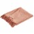 Lyon Fabric Throw with Textured Waffle Weave Design The Urban Port, Set of 2, Beige- Saltoro Perspective: front