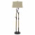 60 Inch Metal Tree Branch Base Floor Lamp, Dimmer, Black Perspective: front