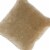 Hillary 18 Inch Square Velvet Decorative Throw Pillow, Welt Cord, Yellow Perspective: front