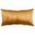 Chad 26 Inch Velvet Decorative Lumbar Throw Pillow, Plush, Copper Perspective: front