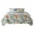 Wade 5 Piece King Quilt Set, Ocean Design, Scalloped Edges, Floral Pattern Perspective: front