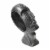 12 Inch Human Face Accent Decor, Metal, Life Like Appeal, Gray, Saltoro Sherpi Perspective: front