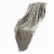 Nyx King Size Ultra Soft Cotton Thermal Blanket, Textured Feel, Taupe- Saltoro Sherpi Perspective: front