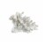 Lily 10 Inch Faux Coral Accent Sculpture, Polyresin Decorative Piece, White- Saltoro Sherpi Perspective: front