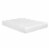 Bree 10 Inch Plush California King Mattress, Gel Foam Aloe Vera Infused- Saltoro Sherpi Perspective: front