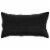 Kahn Hand Quilted Lumbar King Size Pillow Sham, Self Binding, Matte Black- Saltoro Sherpi Perspective: front