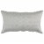 Kahn Hand Quilted Lumbar King Size Pillow Sham, Self Binding, Matte Silver- Saltoro Sherpi Perspective: front