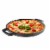 Cast Iron Pre-Seasoned Pizza Pan Skillet Cooking Baking Grilling 13.25 Inch Perspective: front