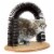 Self Grooming Cat Arch- Bristle Ring Brush and Carpet Base Groomer, Massager, Scratcher for Perspective: front