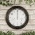 Wall Clock Thermometer-Indoor Outdoor Decorative Large 18 inch  Waterproof Clock, Temperature Perspective: front