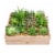 Faux Succulents  Assorted Lifelike Plastic Greenery Arrangement with 10 Inch Decorative Perspective: front