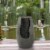 Outdoor Water Fountain 2 Gallon LED Light Concrete Calming Zen Weighs 25 Lbs Perspective: front
