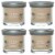 Yankee Candle Signature Collection Small Amber & Sandalwood Candle Perspective: front
