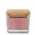 Yankee Candle®Tranquil Rose & Hibiscus  Well Living Medium Square Candle Perspective: front