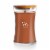 WoodWick Pumpkin Praline Scented Large Hourglass Candle, 21oz Perspective: front